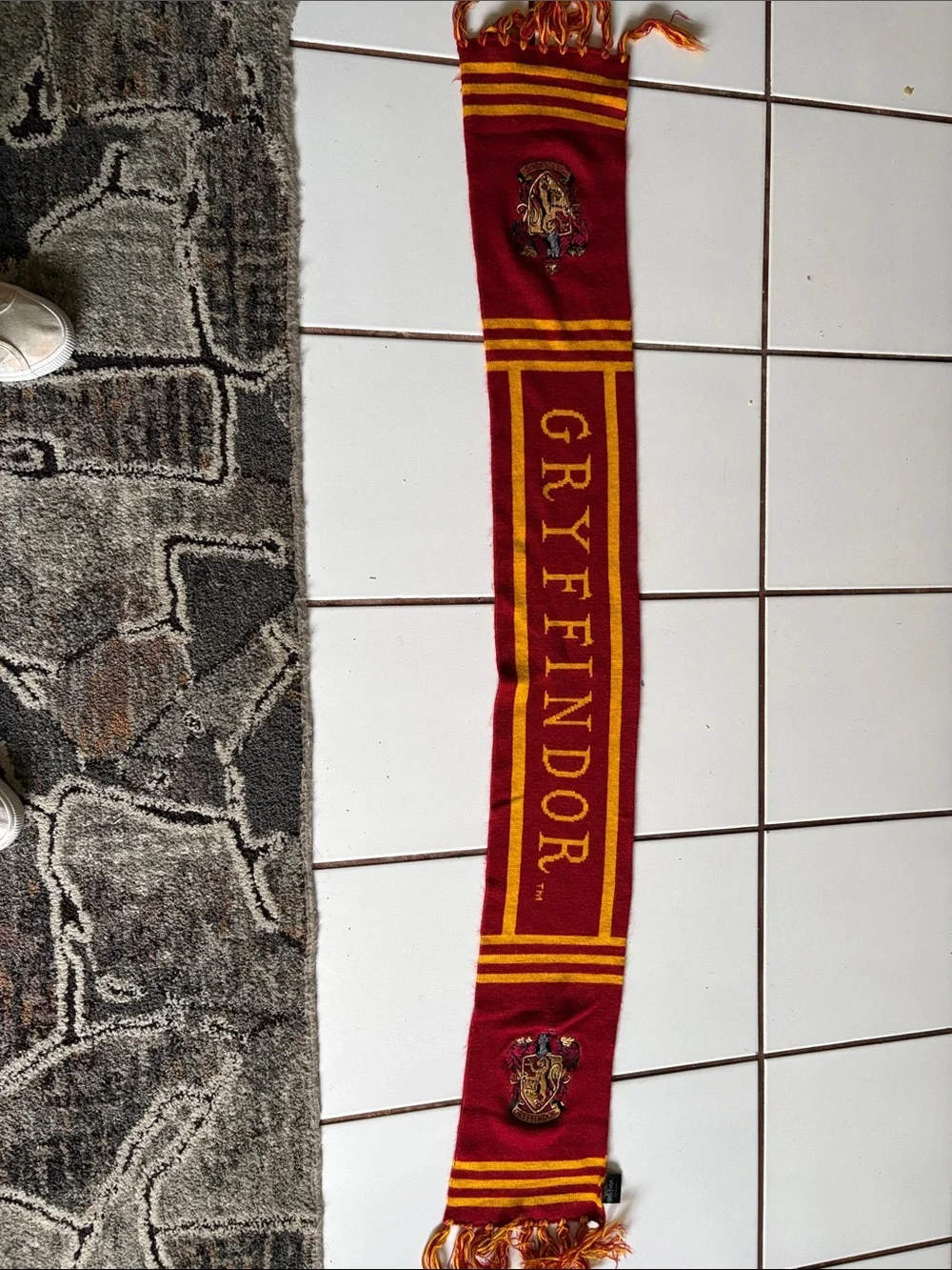 Gryffindor Maroon and Gold Wall Tapestry Scarf